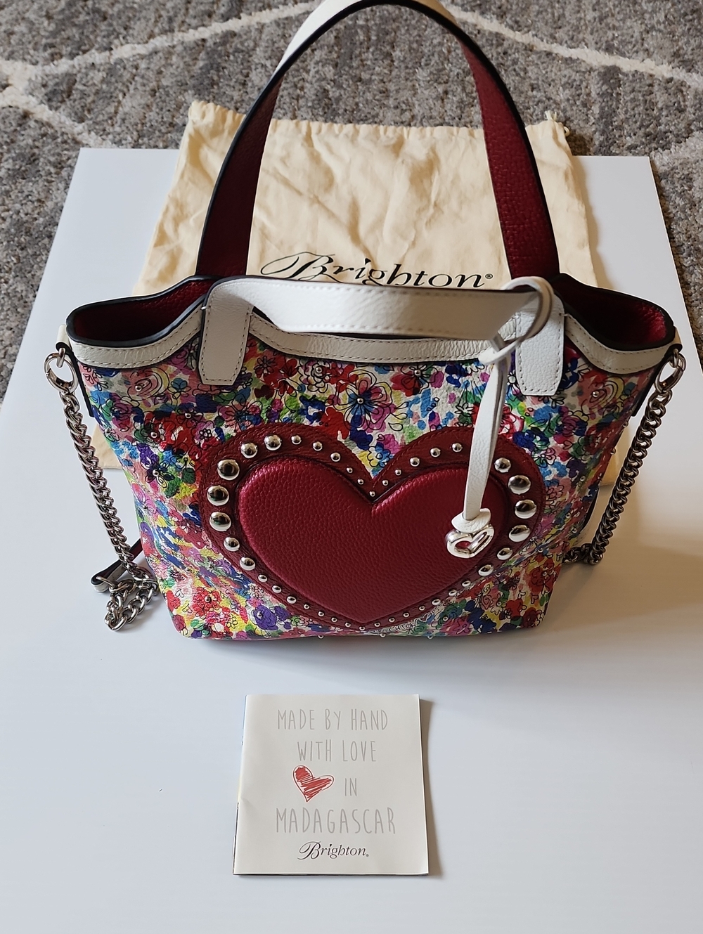 Brighton Love Bouquet Multi Floral Small Tote.